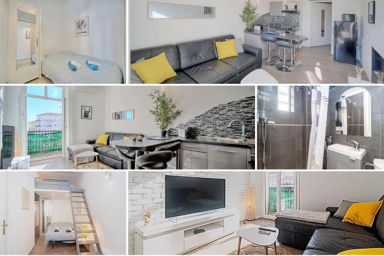Apartament Antho - 500M Plage- Clim - Vca Cannes 0*,